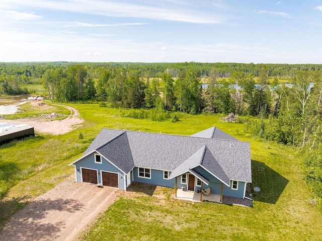 4335 Spring View Dr, Moose Lake, MN 55767 - aerial view of property and surrounding area featuring a forest