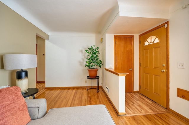5041 Upton Ave N, Minneapolis, MN 55430 - entrance foyer with light wood-type flooring and baseboards