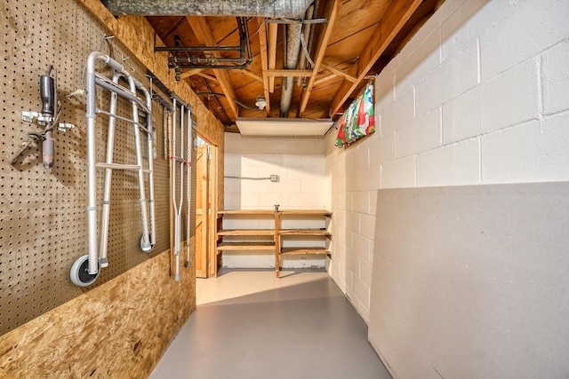 5041 Upton Ave N, Minneapolis, MN 55430 - unfinished basement featuring concrete block wall