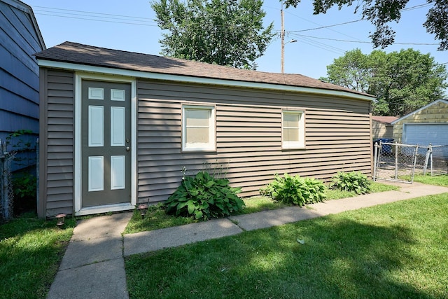 5041 Upton Ave N, Minneapolis, MN 55430 - view of outdoor structure with a gate