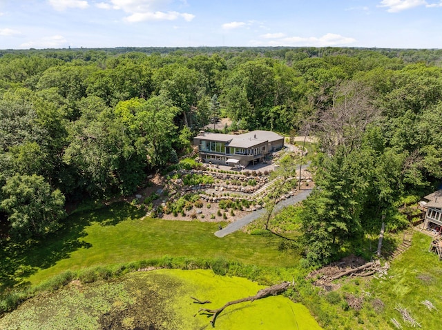 5962 Hobe Ln, White Bear Twp, MN 55110 - view of subject property featuring a forest