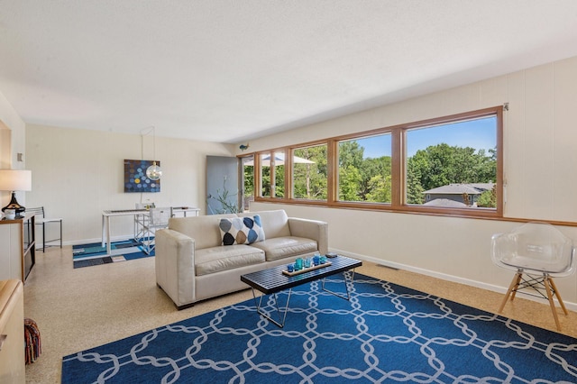 5962 Hobe Ln, White Bear Twp, MN 55110 - living room with baseboards