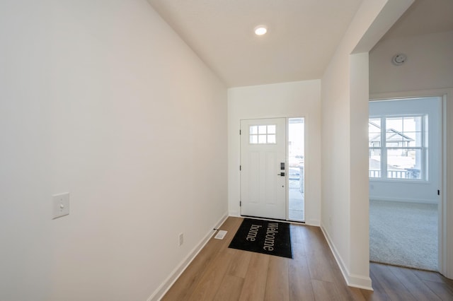 9755 49th St NE, Saint Michael, MN 55376 - foyer with wood finished floors and recessed lighting