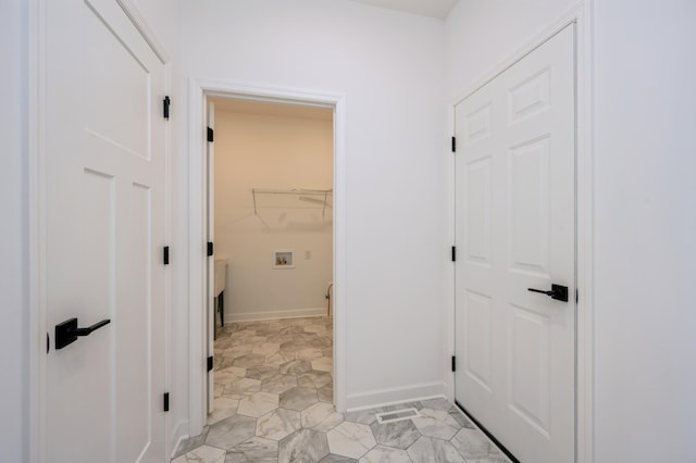9755 49th St NE, Saint Michael, MN 55376 - laundry room with hookup for a washing machine and baseboards