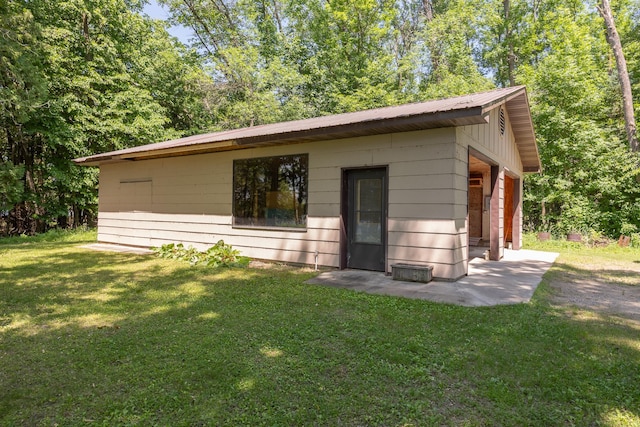 551 Edward Ln NE, Longville, MN 56655 - view of front of home with a front yard and a metal roof