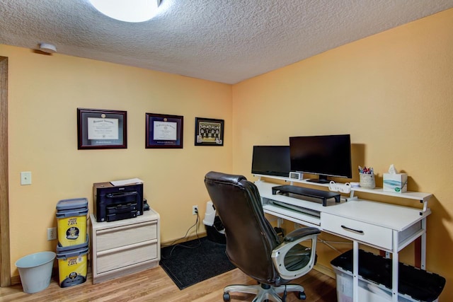 427 Alleghany Ave, Wabasha, MN 55981 - office space featuring wood finished floors and a textured ceiling