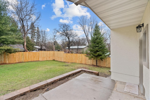 6821 225th Ln N, Stacy, MN 55079 - fenced backyard with a patio