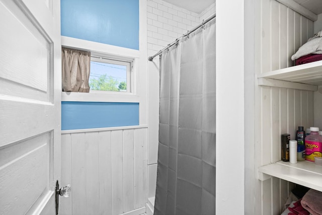 4223 Mcculloch St, Duluth, MN 55804 - full bathroom featuring curtained shower