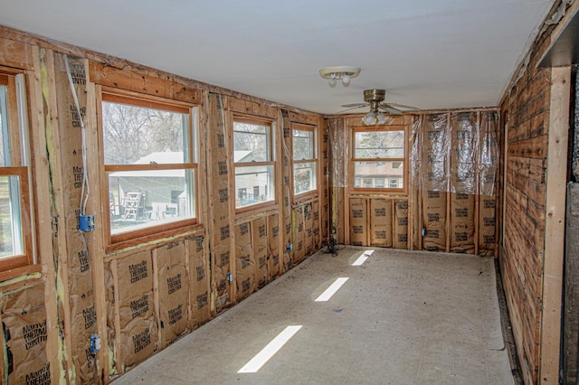 608 Lake St, Osakis, MN 56360 - misc room with a ceiling fan