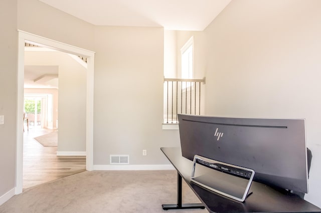 141 145th Ln NE, Ham Lake, MN 55304 - carpeted home office featuring baseboards