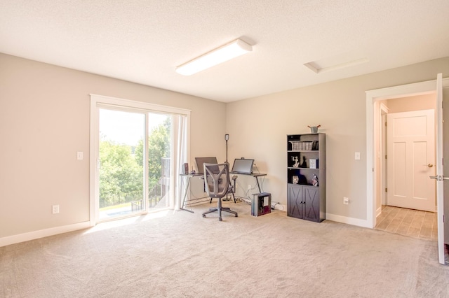 141 145th Ln NE, Ham Lake, MN 55304 - home office featuring light carpet and baseboards