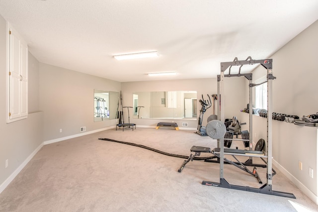 141 145th Ln NE, Ham Lake, MN 55304 - exercise room with carpet flooring and baseboards