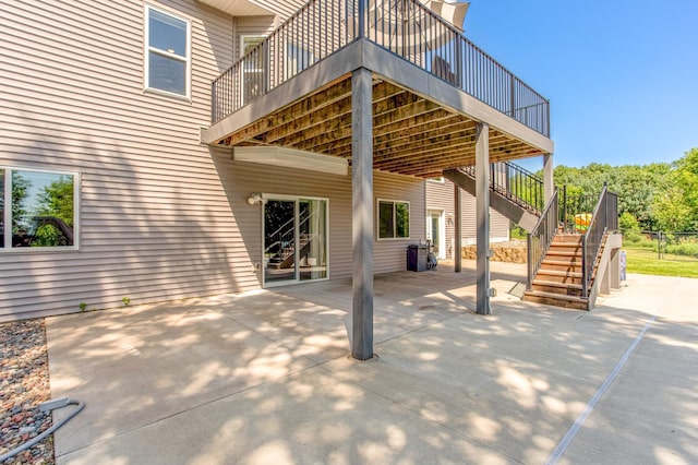 141 145th Ln NE, Ham Lake, MN 55304 - view of patio featuring stairs