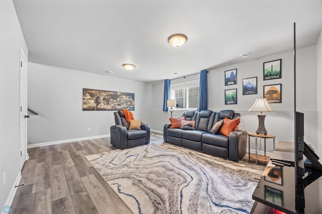 1009 Highland Ln W, West Fargo, ND 58078 - living area with wood finished floors and baseboards