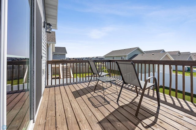 1009 Highland Ln W, West Fargo, ND 58078 - deck with a residential view