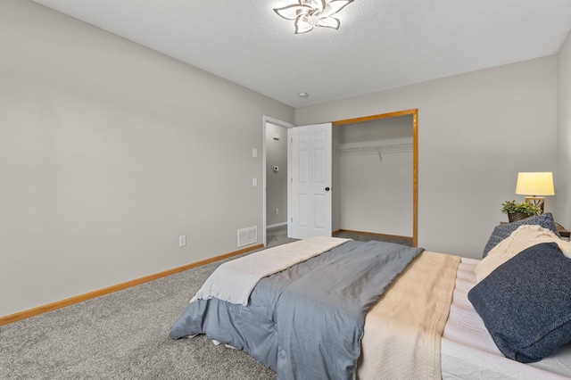 6913 174th St W, Farmington, MN 55024 - carpeted bedroom featuring a closet and a textured ceiling