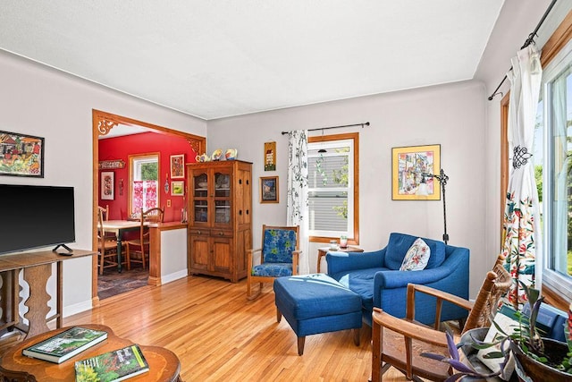 4918 Glenwood St, Duluth, MN 55804 - living area with light wood-style floors and plenty of natural light