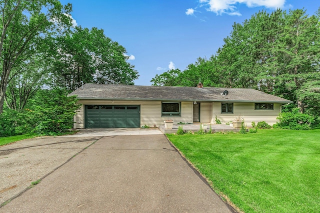 5848 16th Ave SE, Haven Twp, MN 56304 - single story home featuring driveway, a garage, and a front yard