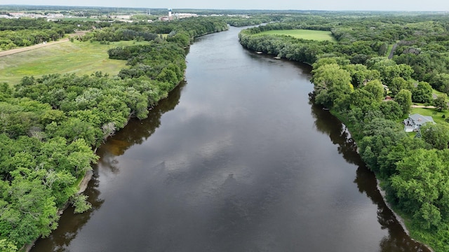 5848 16th Ave SE, Haven Twp, MN 56304 - drone / aerial view of a nearby body of water and a forest