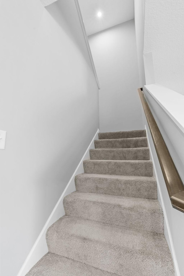 14811 Willemite St NW, Ramsey, MN 55303 - staircase with carpet