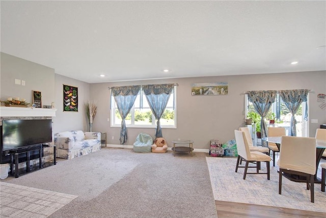 14385 Annapolis Ln N, Dayton, MN 55327 - living room featuring baseboards and recessed lighting