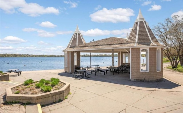 4520 Nicollet Ave, Minneapolis, MN 55419 - view of home's community with a gazebo and a water view