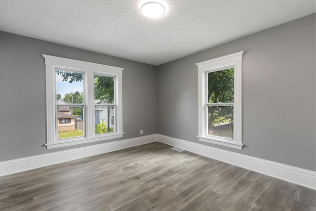 2815 Girard Ave N, Minneapolis, MN 55411 - spare room featuring wood finished floors and a textured ceiling