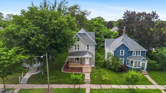2815 Girard Ave N, Minneapolis, MN 55411 - aerial view of property and surrounding area