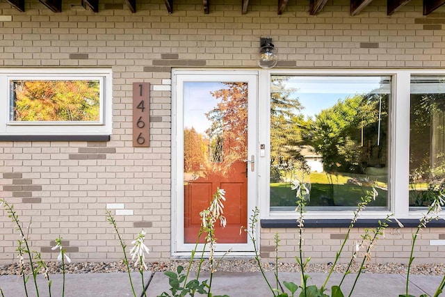 1466 Highview Ave, Eagan, MN 55121 - property entrance with brick siding