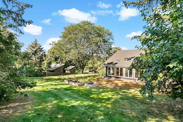 1466 Highview Ave, Eagan, MN 55121 - view of yard featuring a vegetable garden