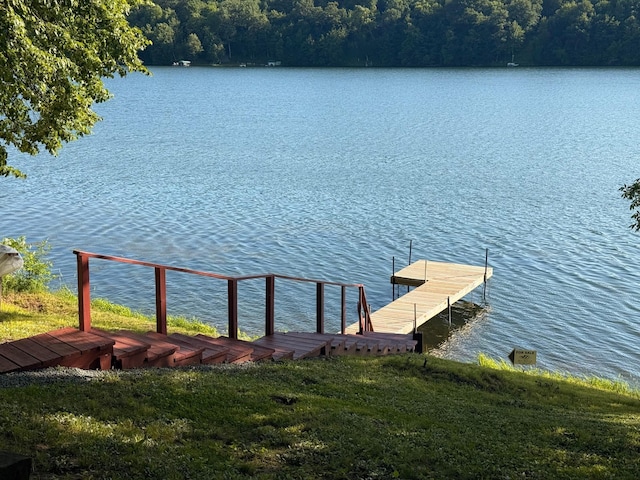 1625 Niles Ln, Balsam Lake Twp, WI 54824 - dock area with a water view