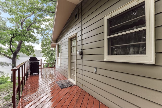 1625 Niles Ln, Balsam Lake Twp, WI 54824 - view of deck