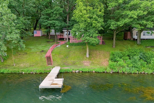 1625 Niles Ln, Balsam Lake Twp, WI 54824 - view of subject property featuring a nearby body of water