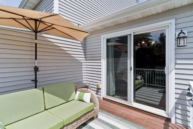 6845 Christian Curv, Woodbury, MN 55125 - view of wooden terrace