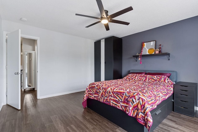 6845 Christian Curv, Woodbury, MN 55125 - bedroom with wood finished floors and a ceiling fan