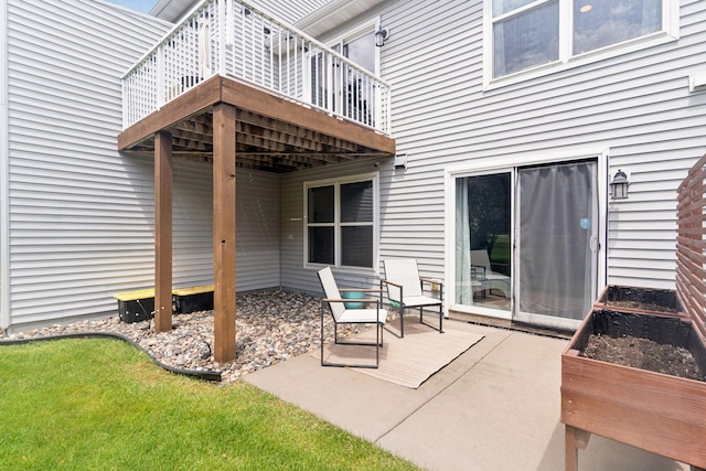 6845 Christian Curv, Woodbury, MN 55125 - view of patio / terrace featuring a deck
