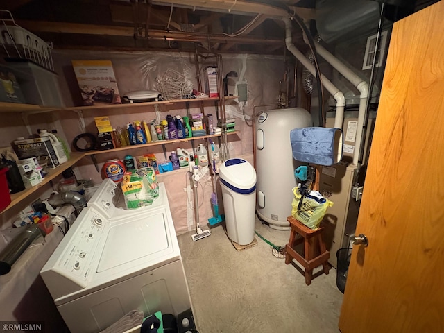 500 Albion Pl, Maple Lake, MN 55358 - utilities with washing machine and dryer and water heater