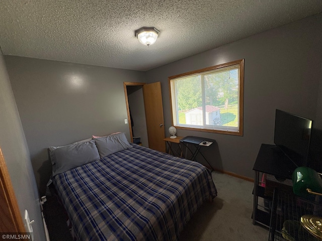 500 Albion Pl, Maple Lake, MN 55358 - carpeted bedroom with a textured ceiling and baseboards