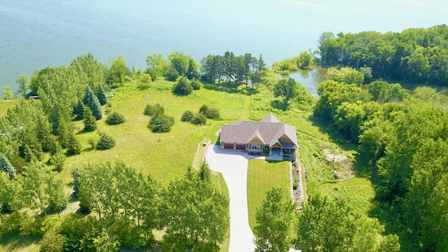 26888 734th Ave, Dassel Twp, MN 55325 - view from above of property featuring a large body of water