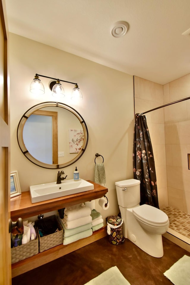 26888 734th Ave, Dassel Twp, MN 55325 - bathroom featuring toilet and a stall shower