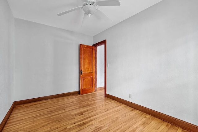 1812 Clinton Ave Unit 203, Minneapolis, MN 55404 - unfurnished room with light wood-style floors and ceiling fan
