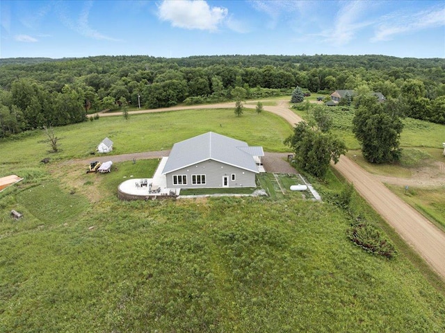 39561 Outing Ct, Fawn Lake Twp, MN 56438 - view from above of property featuring a forest