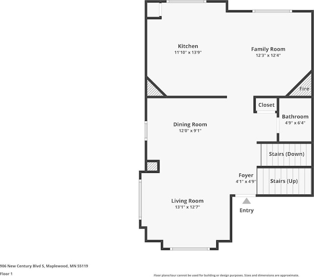 906 New Century Blvd S, Maplewood, MN 55119 - view of room layout