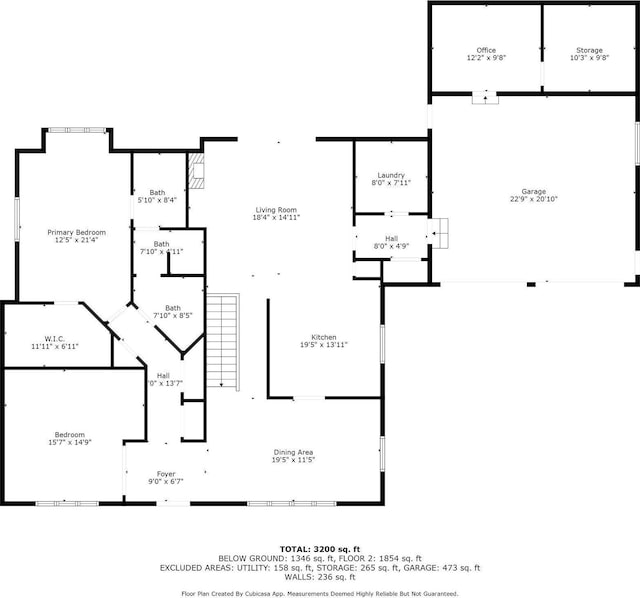1905 Abby Rd, Cumberland, WI 54829 - view of floor plan / room layout