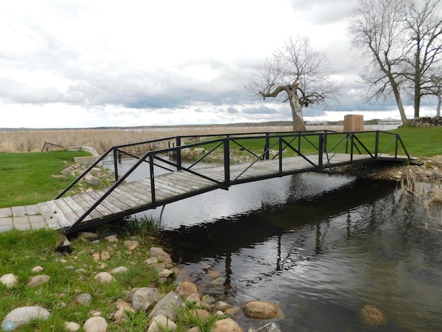 42710 County Highway 56 Unit 101, Toad Lake Twp, MN 56544 - dock area featuring a water view