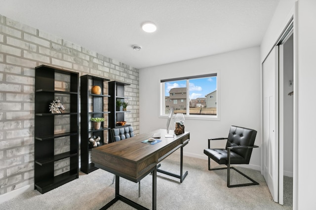26622 8th St W, Zimmerman, MN 55398 - carpeted office space with a textured ceiling and baseboards