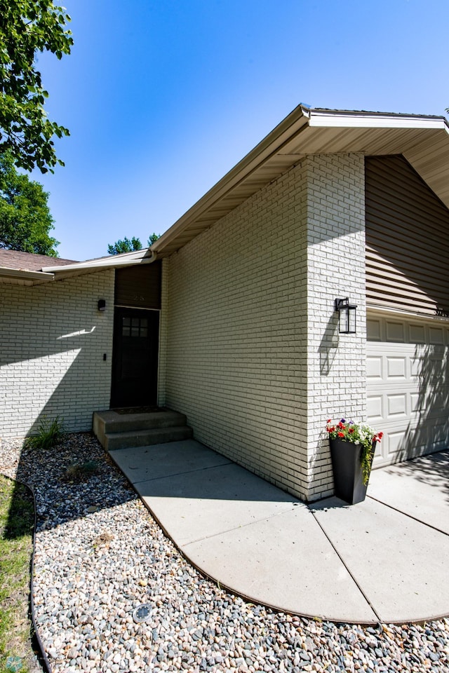 25 Birch Ln S, Fargo, ND 58103 - property entrance with brick siding