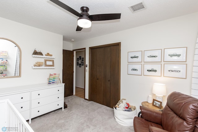 25 Birch Ln S, Fargo, ND 58103 - living area featuring carpet floors and a ceiling fan