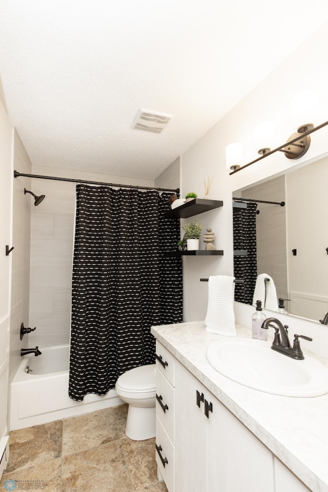 25 Birch Ln S, Fargo, ND 58103 - full bathroom featuring vanity, shower / bath combination with curtain, and a baseboard heating unit