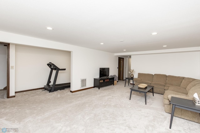 25 Birch Ln S, Fargo, ND 58103 - living room with light colored carpet and recessed lighting